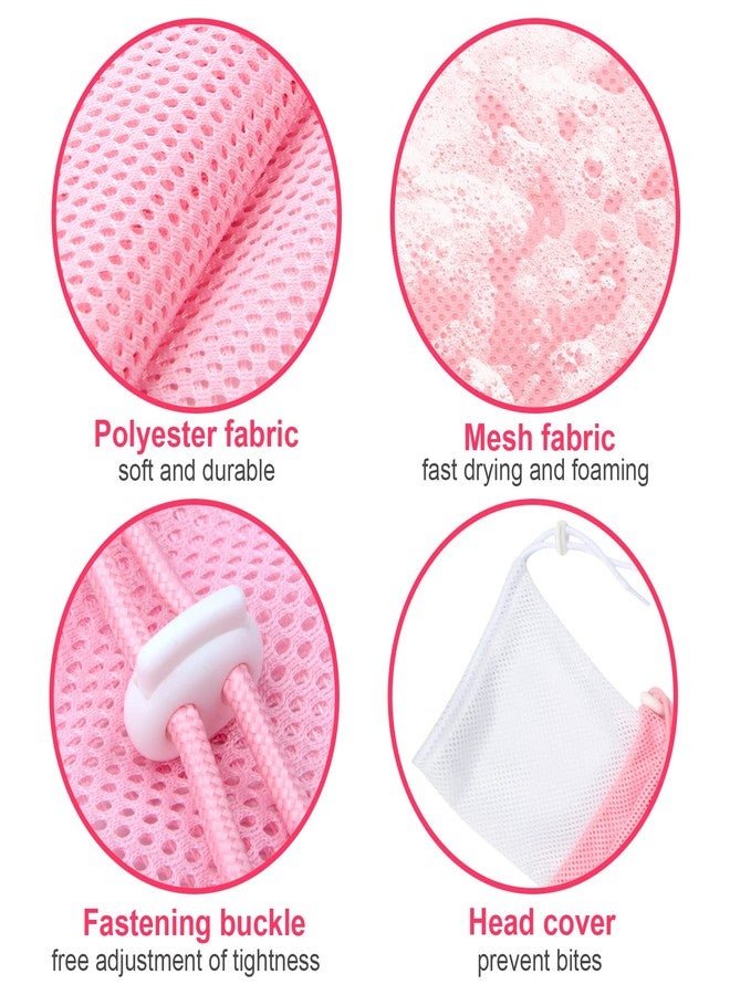 Catcan Cat Bathing Bag, Breathable Mesh Cat Shower Bag Anti Scratch Adjustable Cat Grooming Bag for Nail Trimming Polyester Soft Washing Bag - Image 3